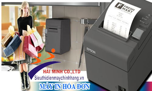 Máy in hóa đơn được sử dụng phổ biến trong bán hàng